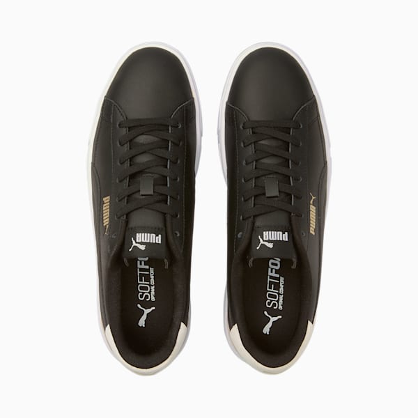 PUMA Serve Pro Men's Sneakers, Puma Black-Puma Black-Puma White-Puma Team Gold, extralarge