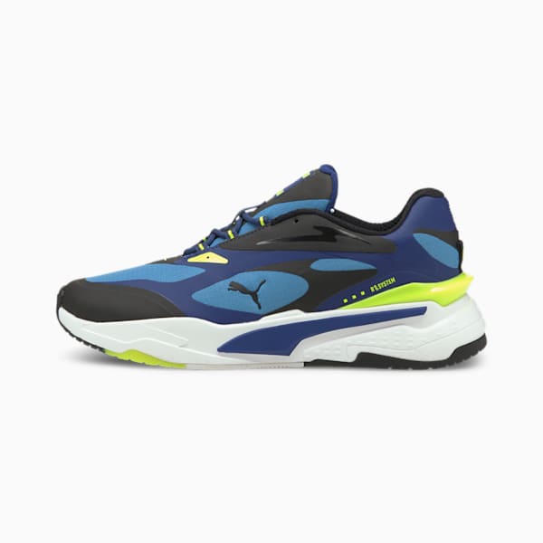 RS-Fast Tech Men's Sneakers, Star Sapphire-Puma Black-Yellow Alert, extralarge