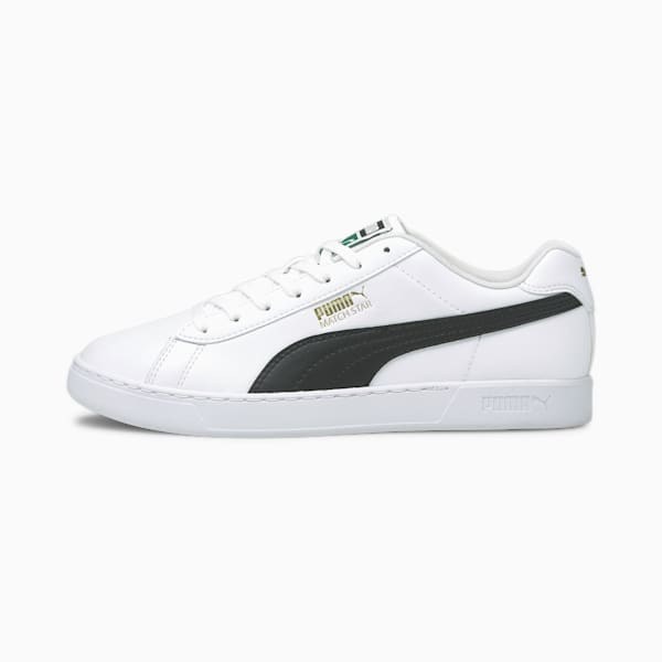 Match Star Unisex Sneakers, Puma White-Puma Black-Puma Team Gold, extralarge-IND