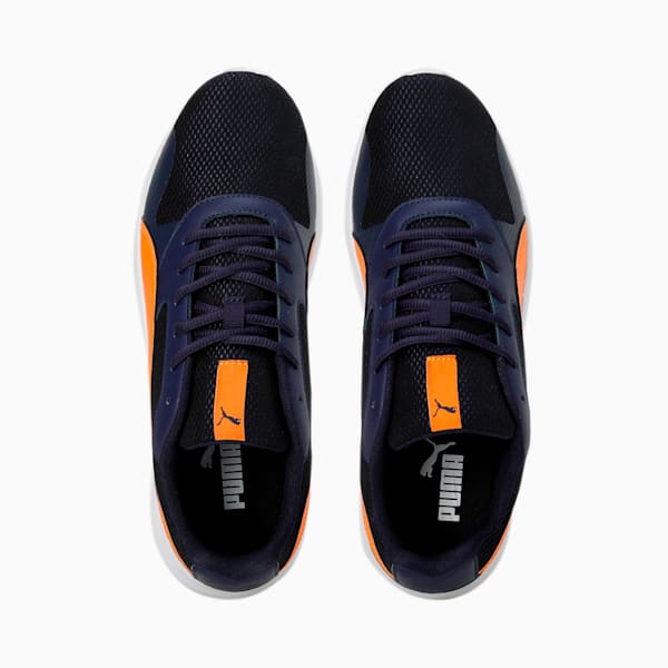 Firefly Men's Sneakers, Peacoat-Vibrant Orange, extralarge-IND