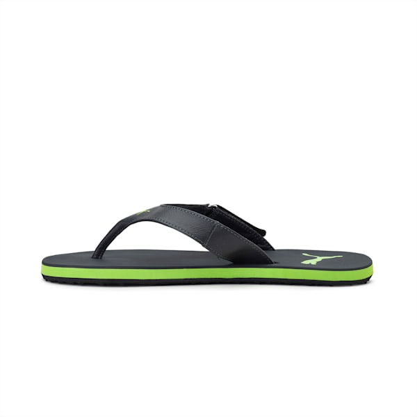 Breeze Star V1 Men's Flip Flops, Asphalt-Limepunch-Puma Black, extralarge-IND