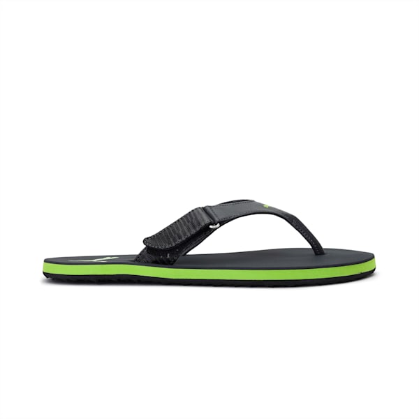 Breeze Star V1 Men's Flip Flops, Asphalt-Limepunch-Puma Black, extralarge-IND