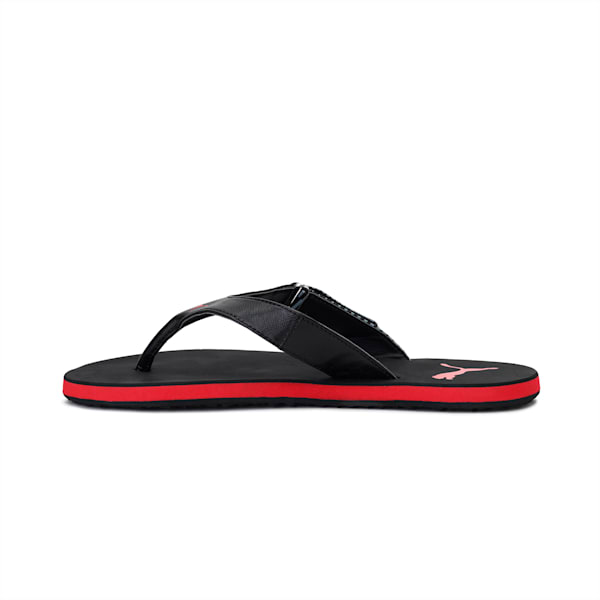 Breeze Star V1 Men's Flip Flops, Puma Black-Quarry-High Risk Red, extralarge-IND