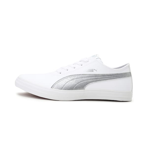 Cayden Move Women's Sneakers, Puma White-Silver-Ultra Violet