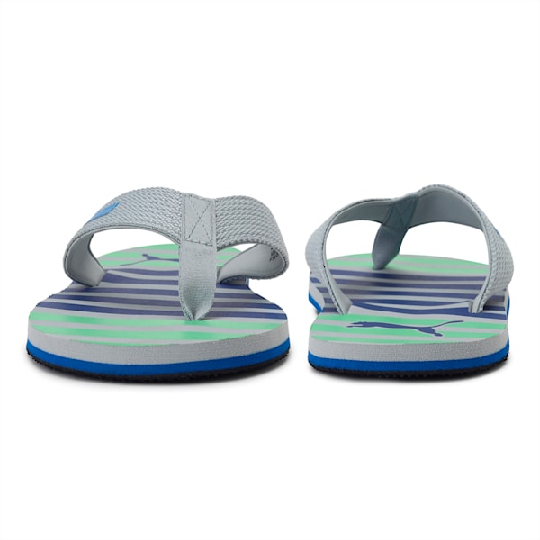 Gypsum Men's Slippers, Quarry-Summer Green-Puma Royal, extralarge-IND