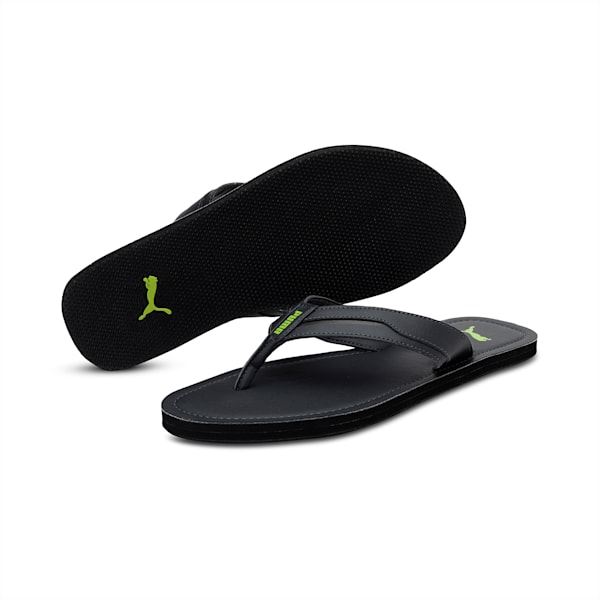 Ketava IV Men's IDP  Flip-Flops, Asphalt-Limepunch-Puma Black, extralarge-IND