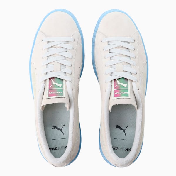 ユニセックス PUMA x WIND AND SEA スウェード ビンテージ スニーカー, Marshmallow