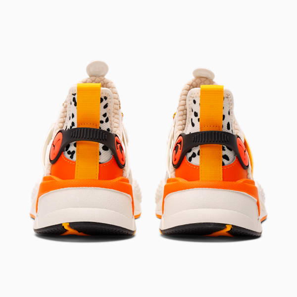 PUMA x THUNDERCATS RS-X T3CH Cheetara Women’s Sneakers, Marshmallow-Orange Tiger