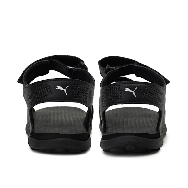 Street Walk Men's Sandals, Puma Black-Silver, extralarge-IND