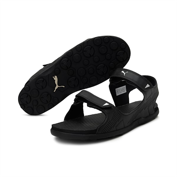 Puma black floater sandals store
