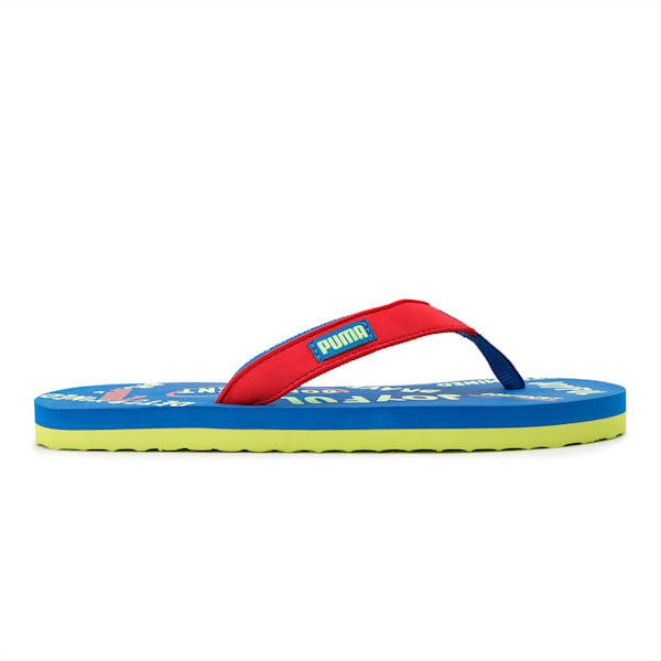 Toss Star IDP Kid's Sandals, Lapis Blue-Sharp Green-High Risk Red, extralarge-IND