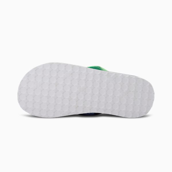 Toss Star IDP Unisex Sandals, Peacoat-Green Glimmer-Puma White, extralarge-IND