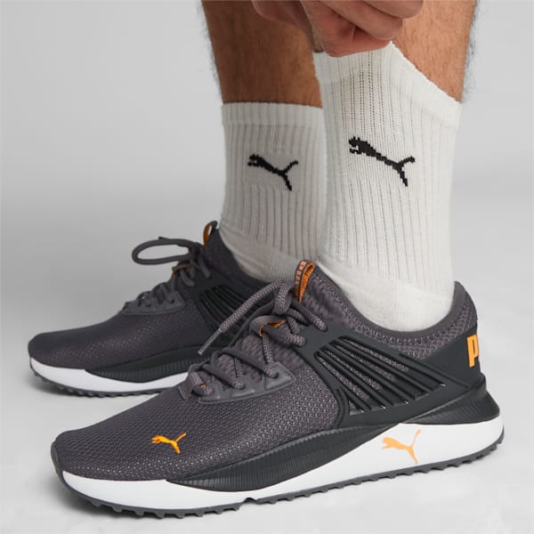 Tenis Pacer Future para hombre, Dark Coal-PUMA Black-Pumpkin Pie, extralarge