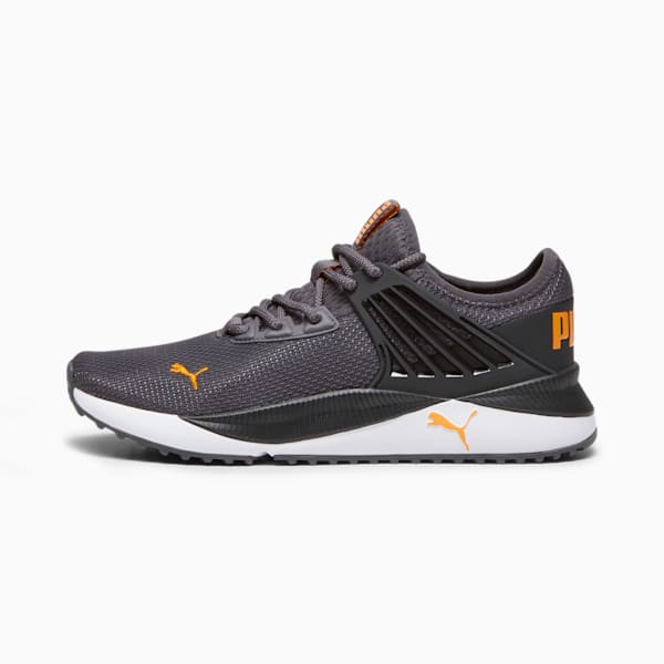 Pacer Future Men's Sneakers, Dark Coal-PUMA Black-Pumpkin Pie, extralarge