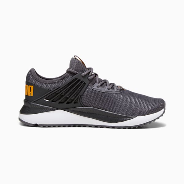 Tenis Pacer Future para hombre, Dark Coal-PUMA Black-Pumpkin Pie, extralarge