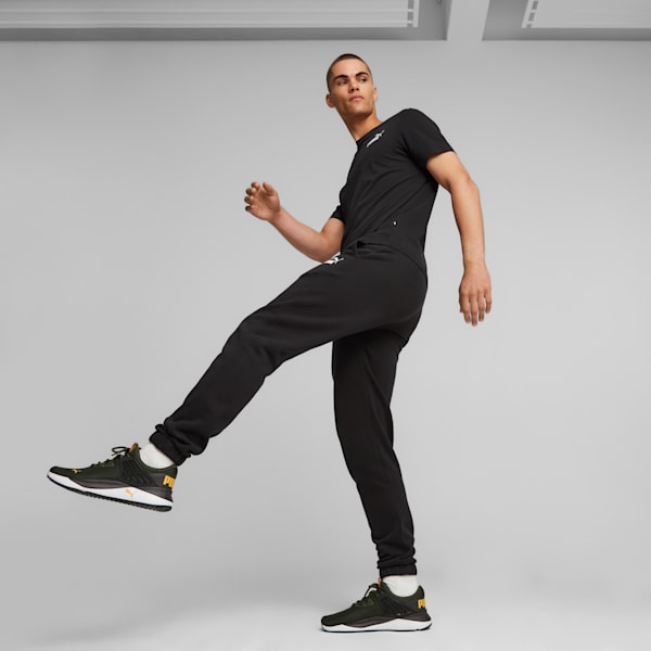 Pacer Future Sneakers, Myrtle-PUMA Black-Orange Glo, extralarge-IND