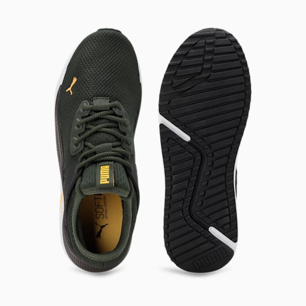Pacer Future Sneakers, Myrtle-PUMA Black-Orange Glo, extralarge-IND
