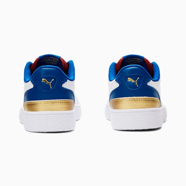 Ralph Sampson Lo Royal Sneakers JR, Puma White-Lapis Blue-Red Dahlia, extralarge