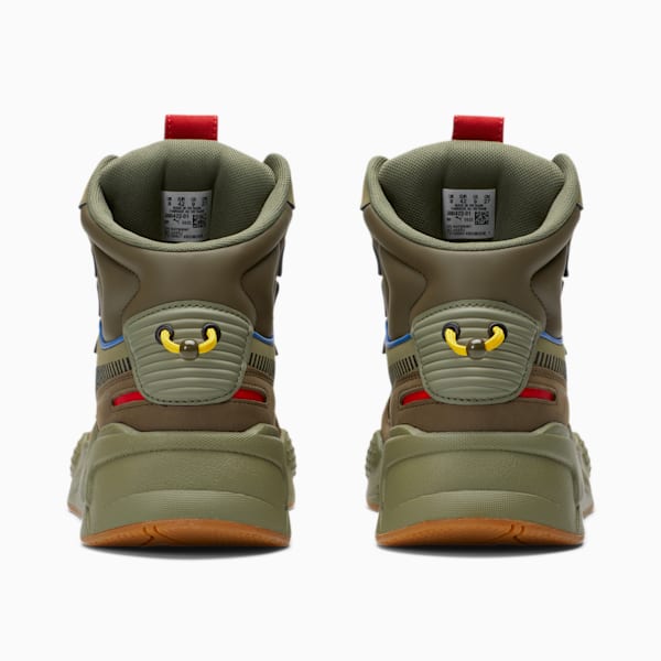 RS-X Mid Sneakers, Deep Lichen Green-Puma Black
