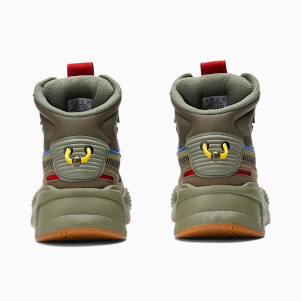 Zapatillas RS-X Mid JR, Deep Lichen Green-Puma Black, extralarge