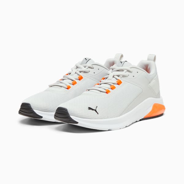 Electron E Sneakers, Glacial Gray-PUMA Black-Rickie Orange, extralarge-IND