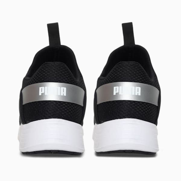 Neptune Men's Sneakers, Puma Black-Silver-Puma White, extralarge-IND