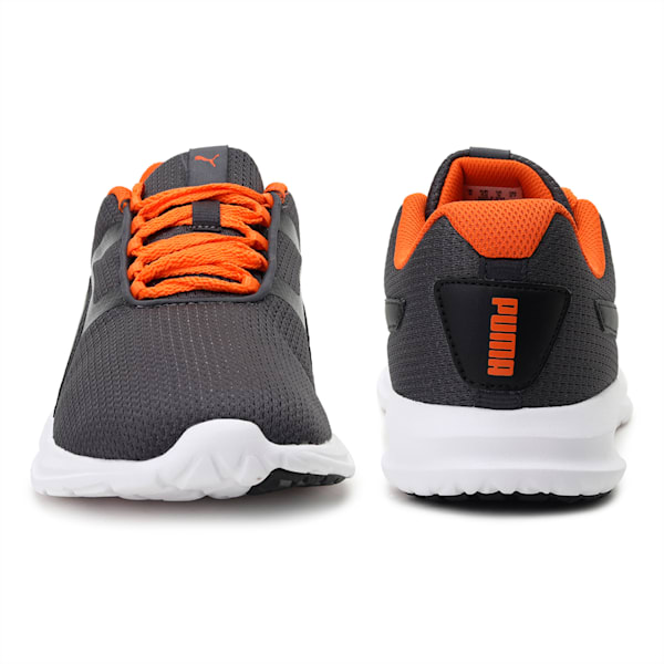 Flex Extreme Men's Shoes, Asphalt-Vibrant Orange-Puma Black