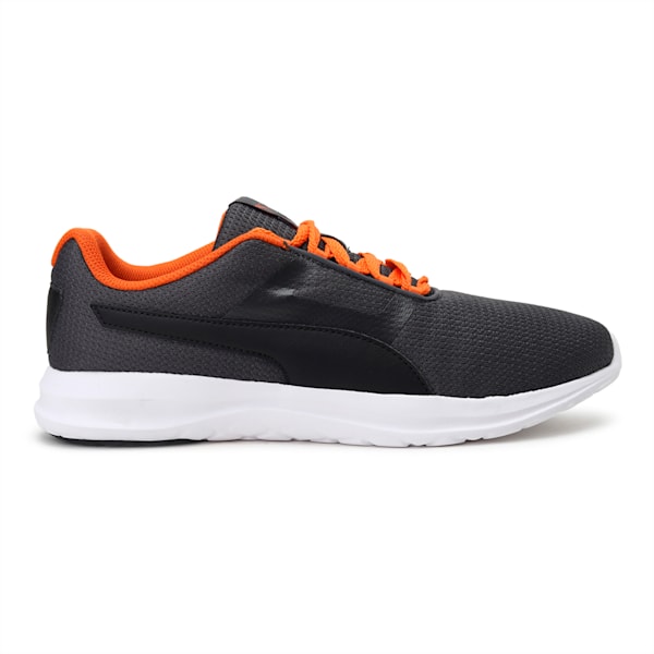 Flex Extreme Men's Shoes, Asphalt-Vibrant Orange-Puma Black, extralarge-IND