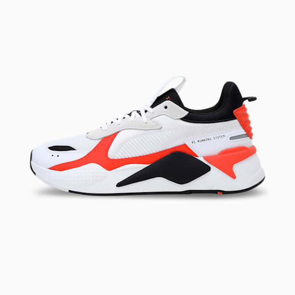 RS-X Mix Sneakers, Puma White-Tigerlily, extralarge-IND