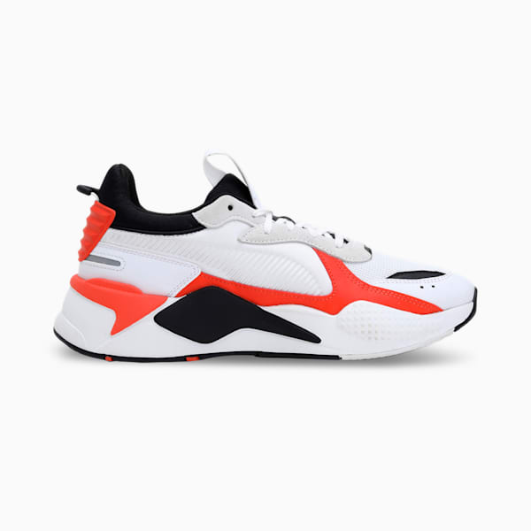 RS-X Mix Sneakers, Puma White-Tigerlily, extralarge-IND