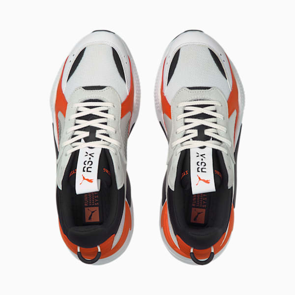 RS-X Mix Unisex Sneakers, Puma White-Tigerlily, extralarge-IND