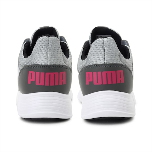 PUMA Cora Women's Sneakers, Puma Black-Dark Shadow-Silver, extralarge-IND