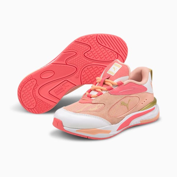 RS-Fast Fireworks Little Kids' Shoes, Sun Kissed Coral-Apricot Blush, extralarge