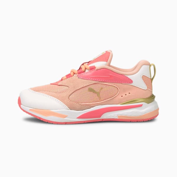 Tenis RS-Fast Fireworks para Niños, Sun Kissed Coral-Apricot Blush, extralarge