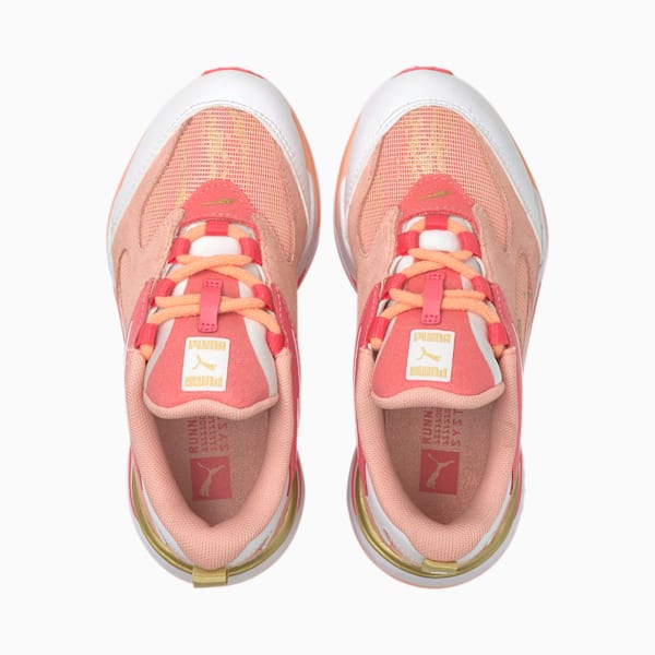 RS-Fast Fireworks Little Kids' Shoes, Sun Kissed Coral-Apricot Blush, extralarge