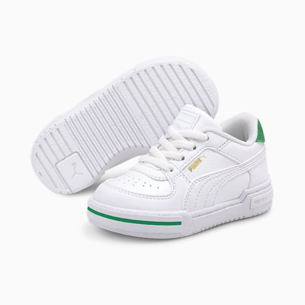 CA Pro Heritage Toddler Shoes, Puma White-Puma White-Amazon Green, extralarge