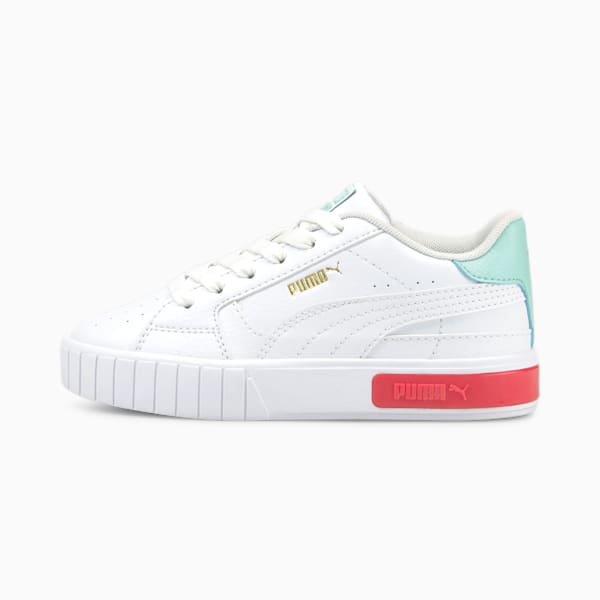 Tenis Cali Star para niños, Puma White-Eggshell Blue, extralarge