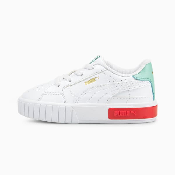 Tenis para bebés Cali Star AC, Puma White-Eggshell Blue, extralarge