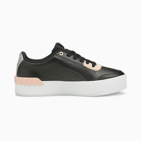 Carina Lift Shine Sneakers JR, Puma Black-Puma Black, extralarge