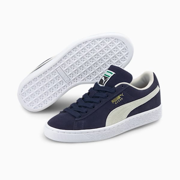 Suede Classic XXI Youth Trainers, Peacoat-Puma White, extralarge-GBR