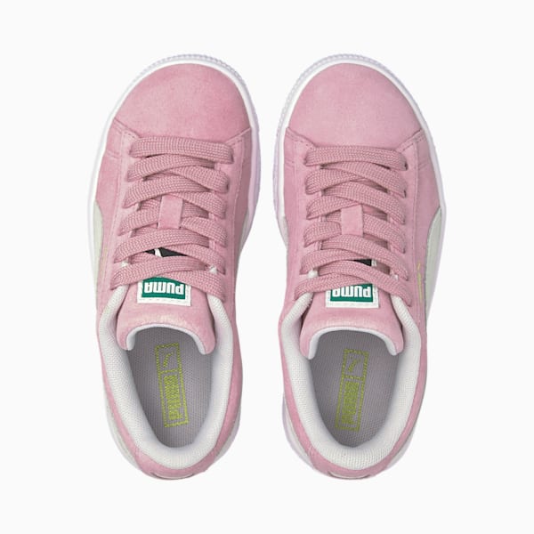 Suede Classic XXI Kids' Trainers, Pink Lady-Puma White, extralarge-GBR