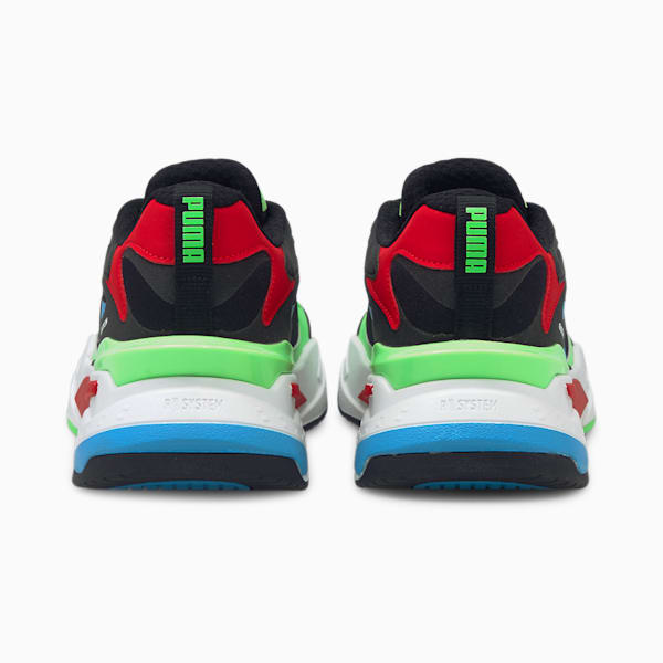 RS-Fast Unisex Sneakers, Puma Black-Elektro Green-High Risk Red, extralarge-IND