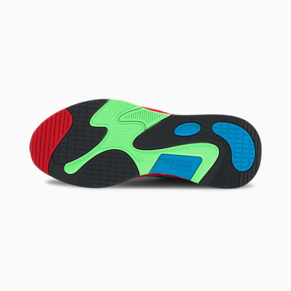 RS-Fast Unisex Sneakers, Puma Black-Elektro Green-High Risk Red, extralarge-IND