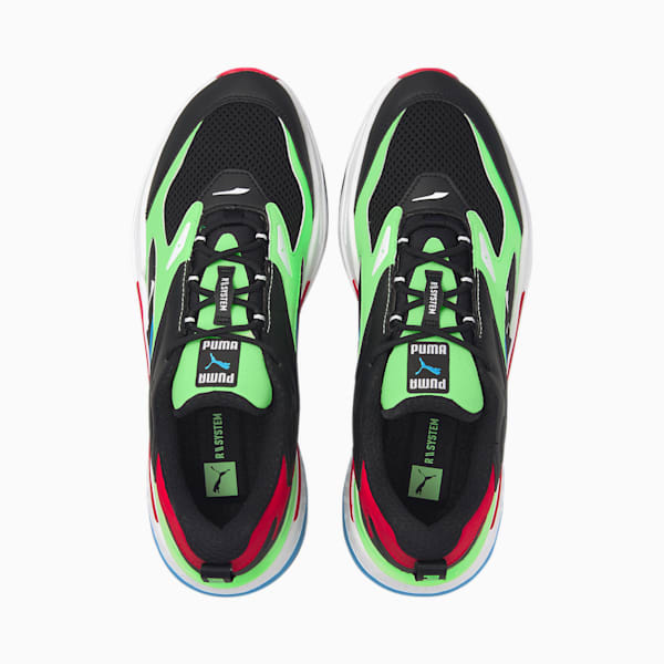 RS-Fast Sneakers, Puma Black-Elektro Green-High Risk Red, extralarge