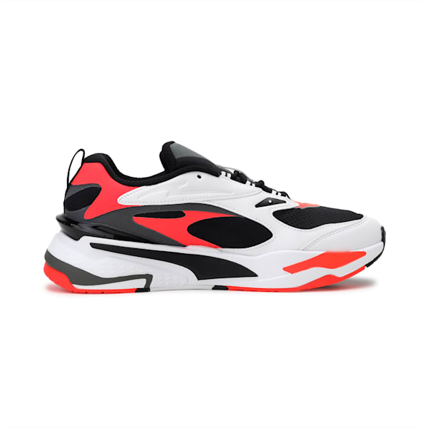 RS-Fast Unisex Sneakers, Puma Black-Puma White-Red Blast, extralarge-IND