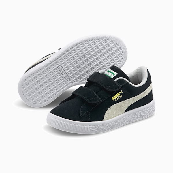 キッズ スウェード クラシック XXI V スニーカー 17-21cm, Puma Black-Puma White, extralarge-JPN