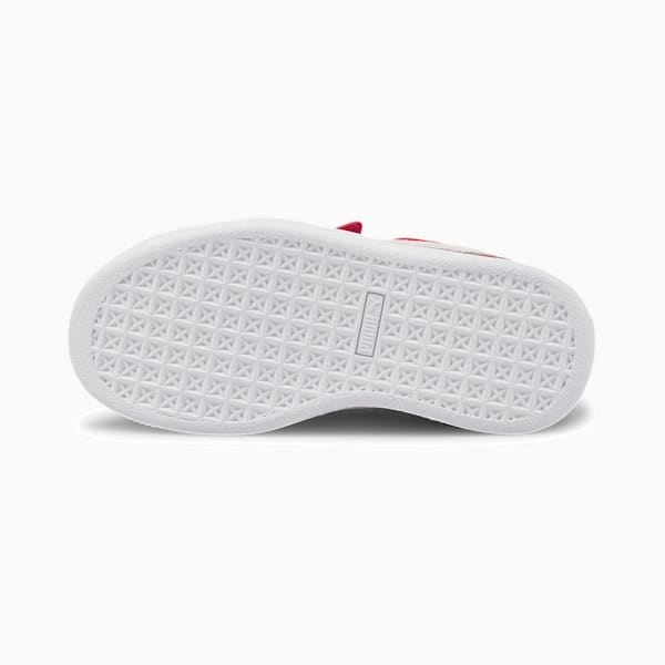 キッズ スウェード クラシック XXI V スニーカー 17-21cm, High Risk Red-Puma White, extralarge-JPN