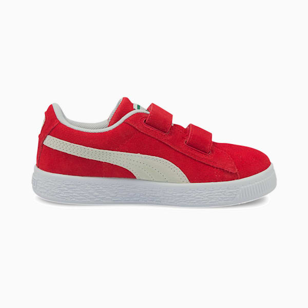 キッズ スウェード クラシック XXI V PS スニーカー 17-21cm, High Risk Red-Puma White, extralarge-JPN