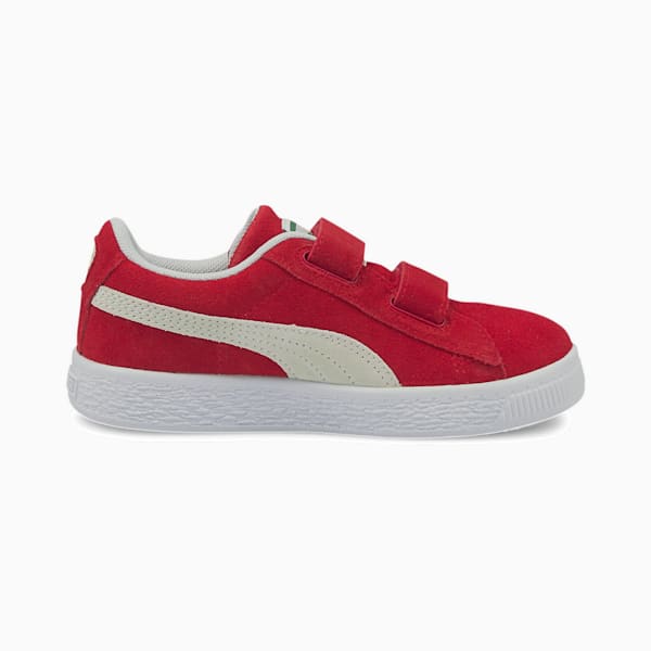 キッズ スウェード クラシック XXI V スニーカー 17-21cm, High Risk Red-Puma White, extralarge-JPN