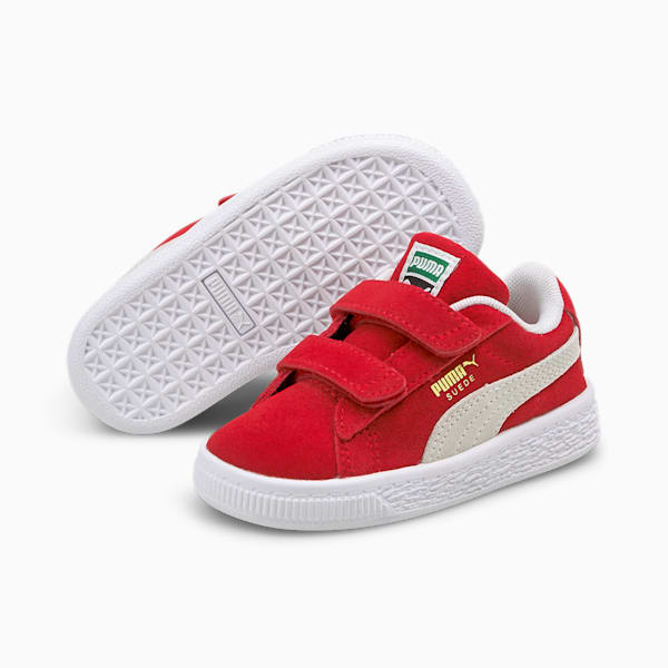 Suede Classic XXI AC Toddler Shoes, High Risk Red-Puma White, extralarge